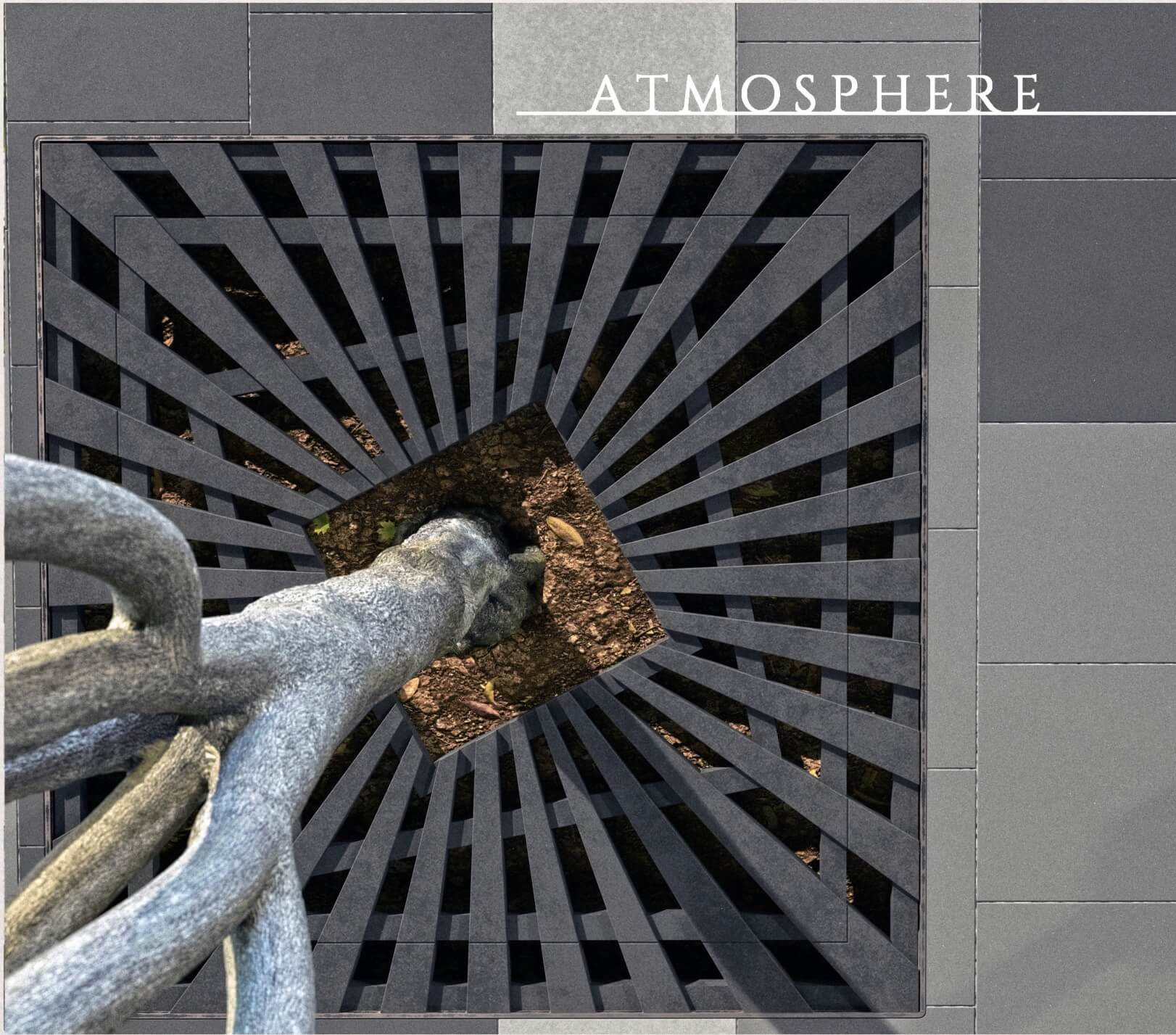 Приствольная решетка для дерева ZKING ATMOSPHERE 1.2х1.2м Черная в Астрахани фото