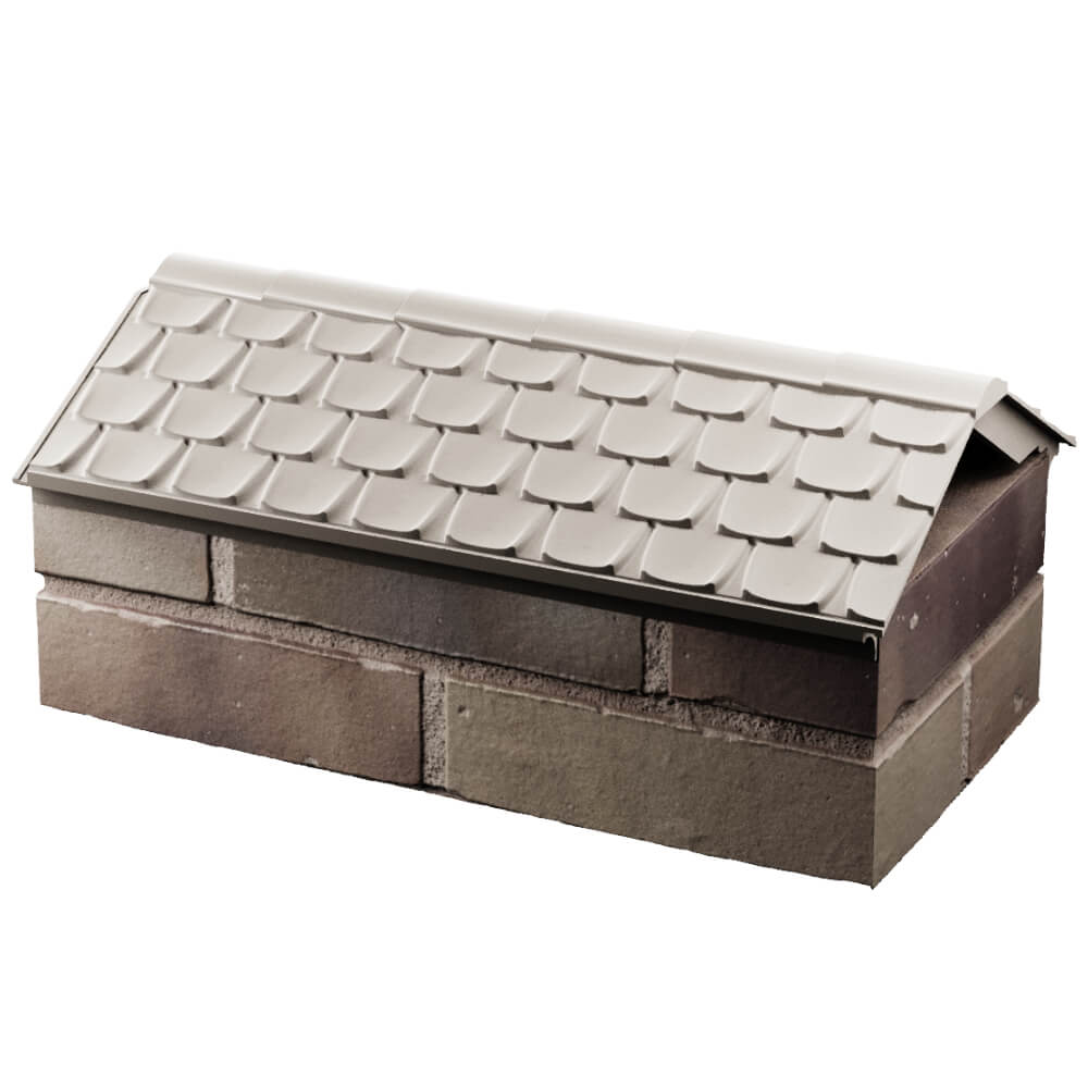 Парапет Zking Эльбрус Бежевый с посадкой на 1 кирпич (255мм) в Астрахани фото