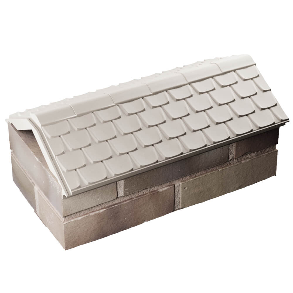 Парапет Zking Эльбрус Бежевый с посадкой на 1 кирпич (255мм) в Астрахани фото