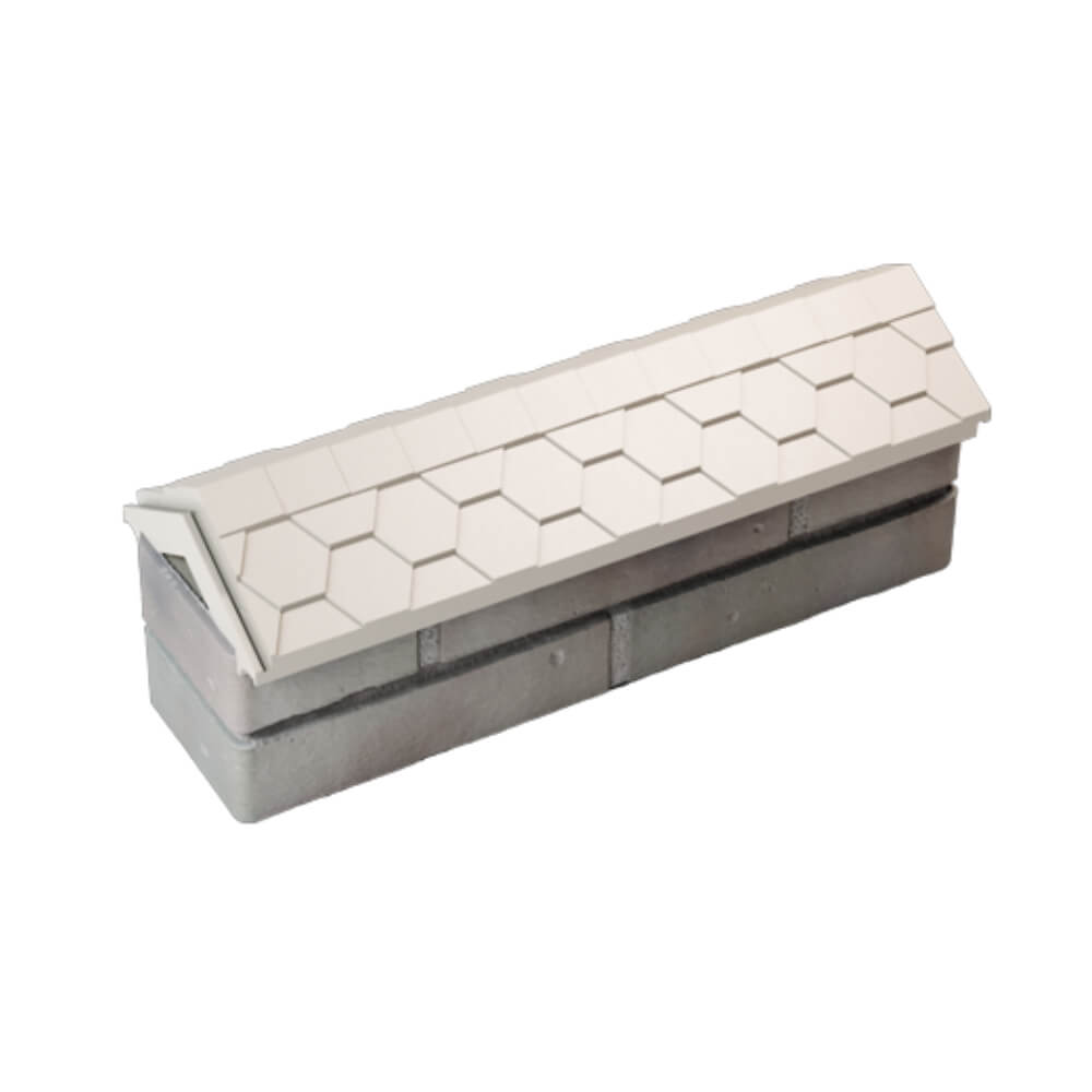 Парапет Zking Эверест Бежевый с посадкой на 0.5 кирпича (130мм) в Астрахани фото