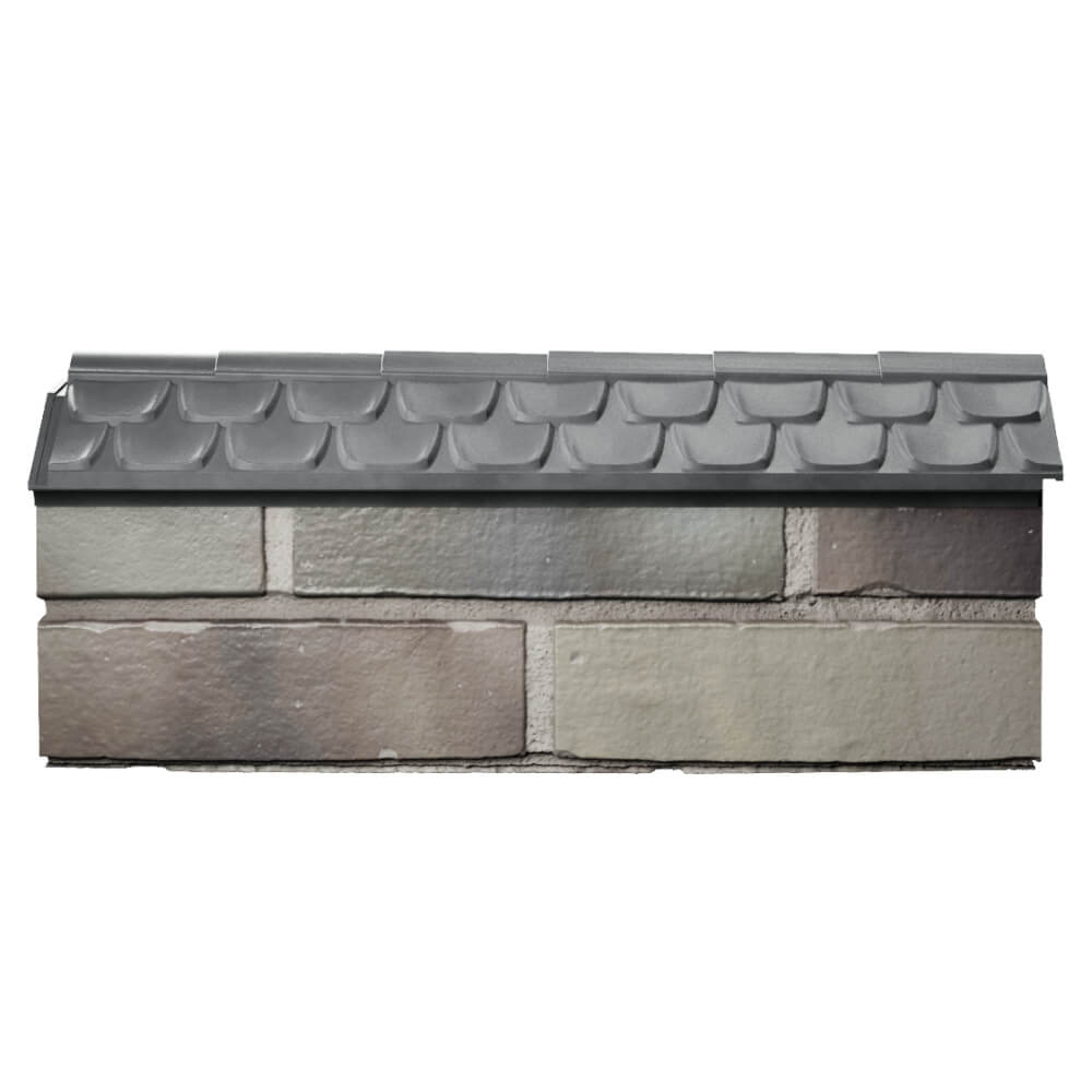 Парапет Zking Эльбрус Серый с посадкой на 0.5 кирпича (130мм) в Астрахани фото
