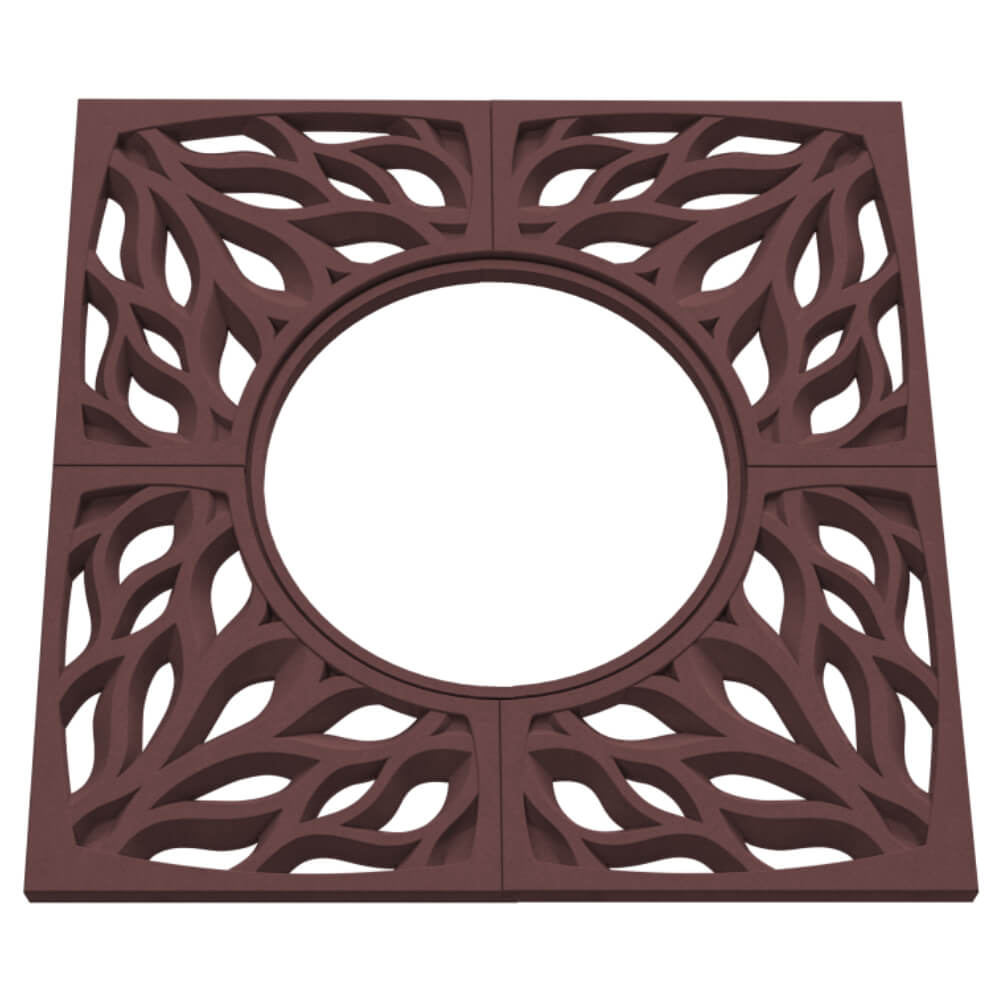 Приствольная решетка для дерева ZKING CRUST 1.2х1.2м Коричневая в Астрахани фото