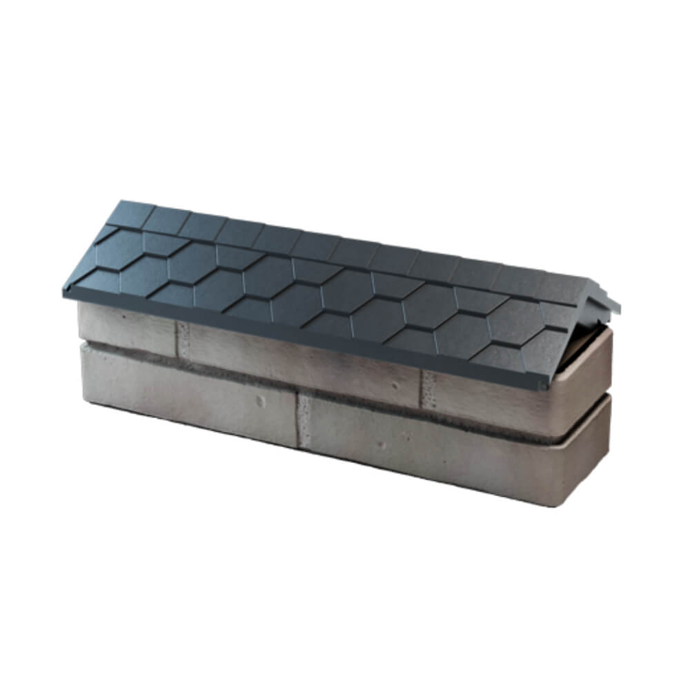 Парапет Zking Эверест Серый с посадкой на 0.5 кирпича (130мм) в Астрахани фото