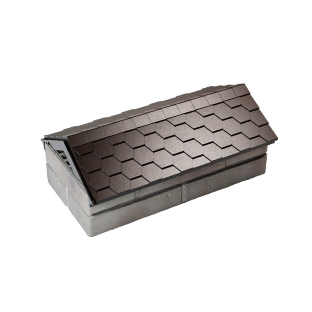 Парапет Zking Эверест Коричневый с посадкой на 1 кирпич (200/225/255мм) в Астрахани фото