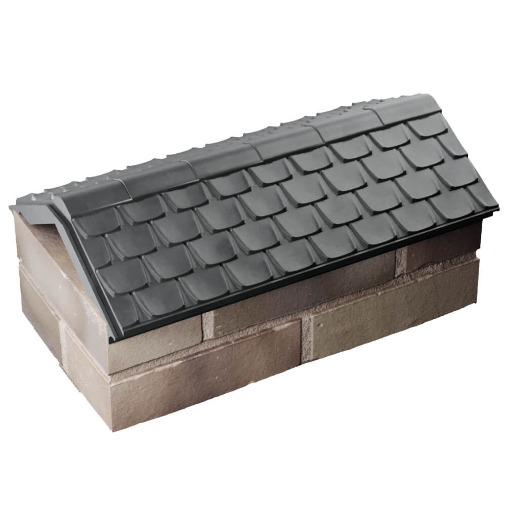 Парапет Zking Эльбрус Серый с посадкой на 1 кирпич (255мм) в Астрахани фото