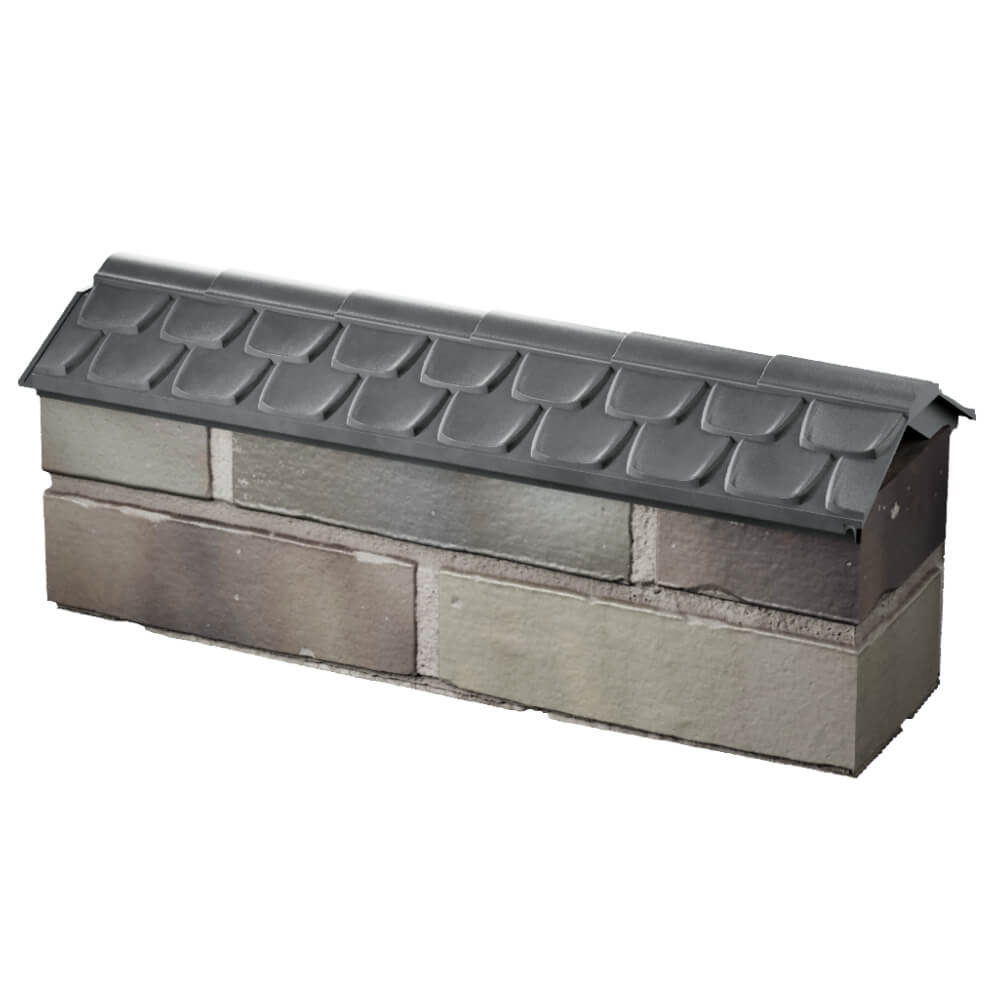 Парапет Zking Эльбрус Серый с посадкой на 0.5 кирпича (130мм) в Астрахани фото