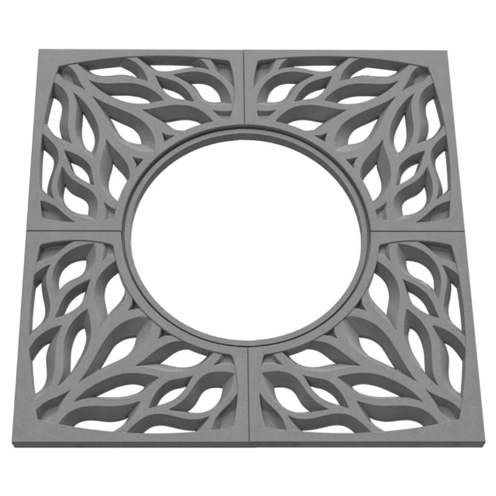 Приствольная решетка для дерева ZKING CRUST 1.2х1.2м Серая в Астрахани фото