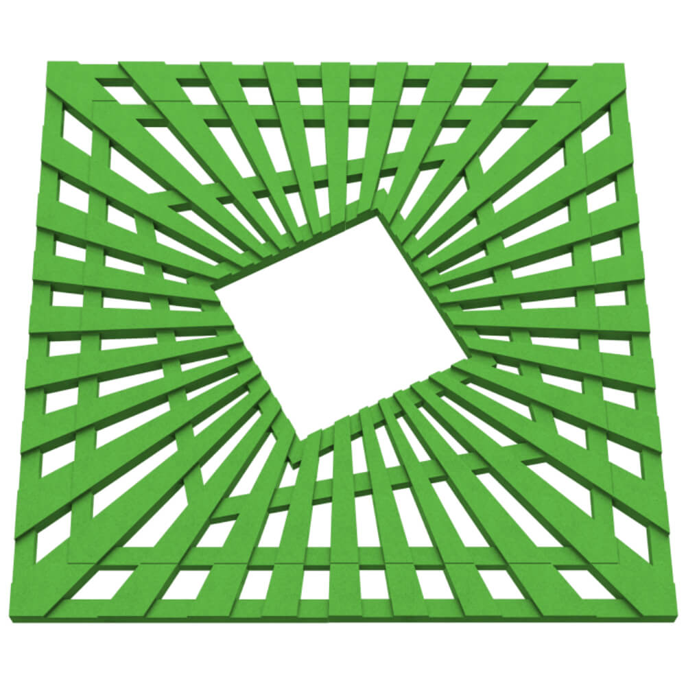 Приствольная решетка для дерева ZKING ATMOSPHERE 1.2х1.2м Зеленая в Астрахани фото