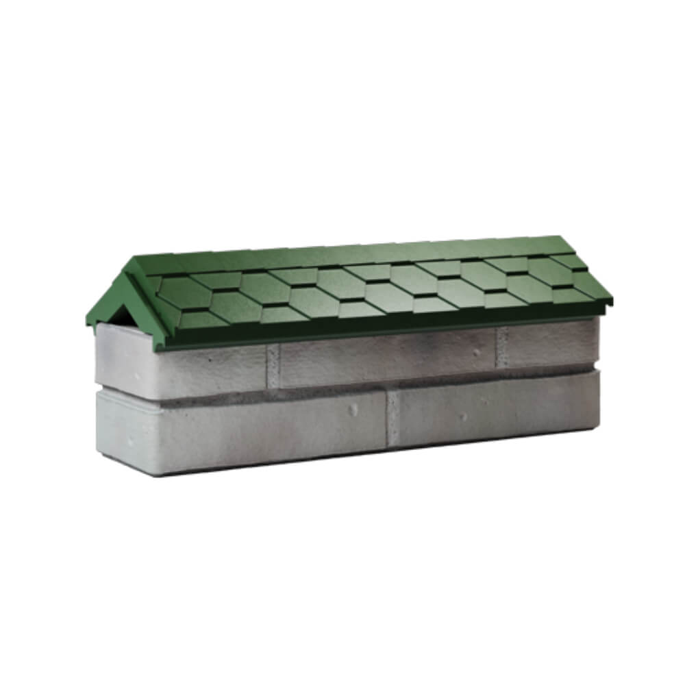 Парапет Zking Эверест Зеленый с посадкой на 0.5 кирпича (130мм) Астрахань фото