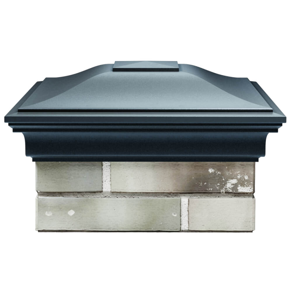 Колпак Zking Монблан Серый на столб 1.5х1.5 кирпича (385х385мм) Астрахань фото