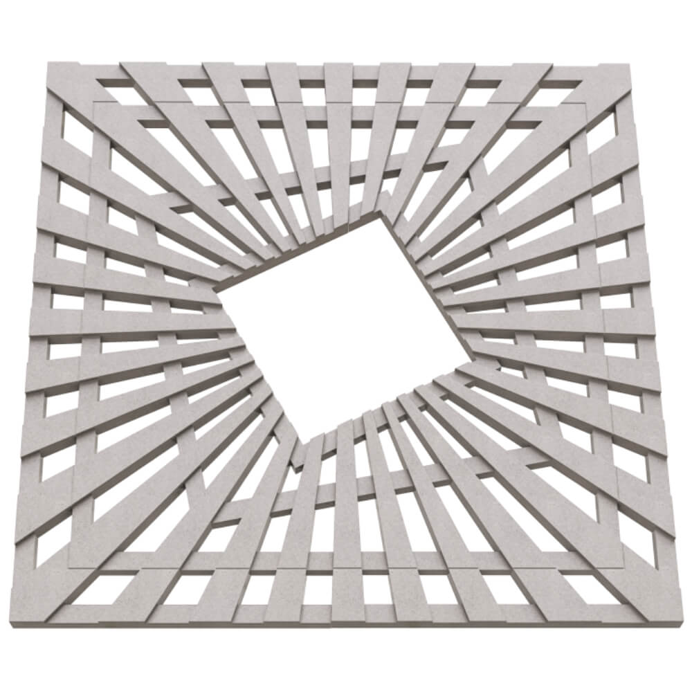 Приствольная решетка для дерева ZKING ATMOSPHERE 1.2х1.2м Бежевая в Астрахани фото