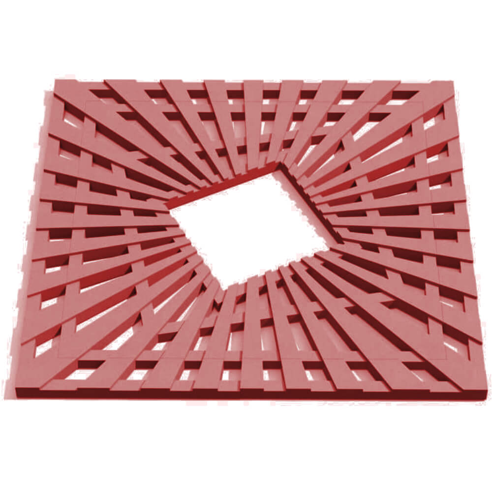 Приствольная решетка для дерева ZKING ATMOSPHERE 1.2х1.2м Красная Астрахань фото