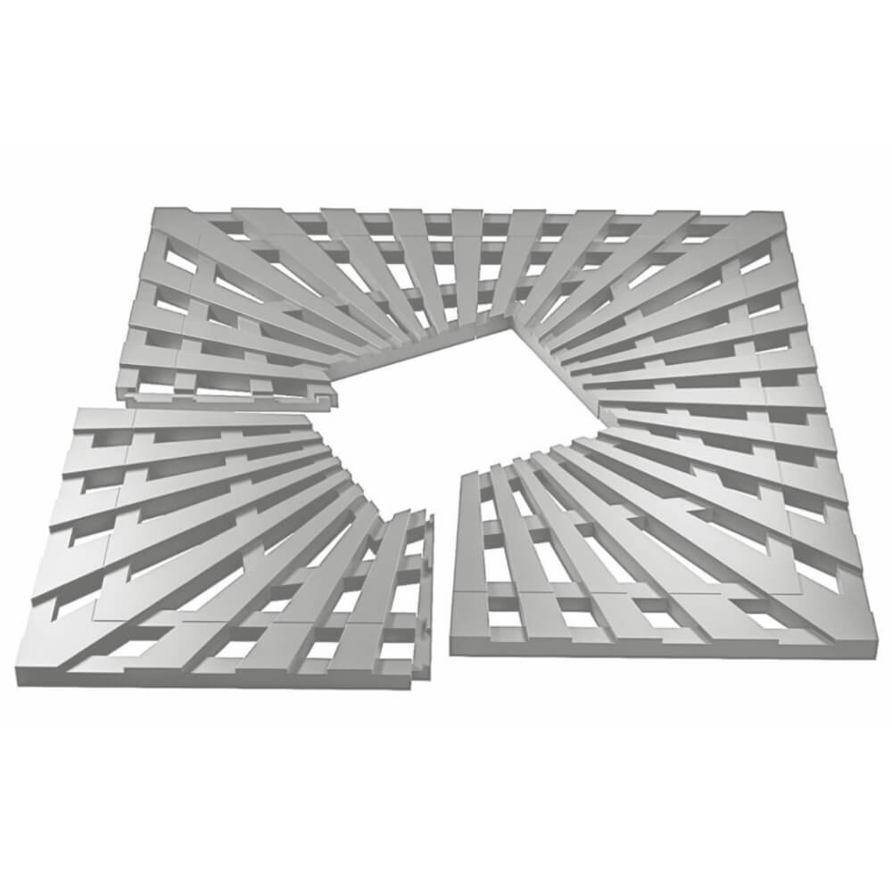 Приствольная решетка для дерева ZKING ATMOSPHERE 1.2х1.2м Бежевая в Астрахани фото