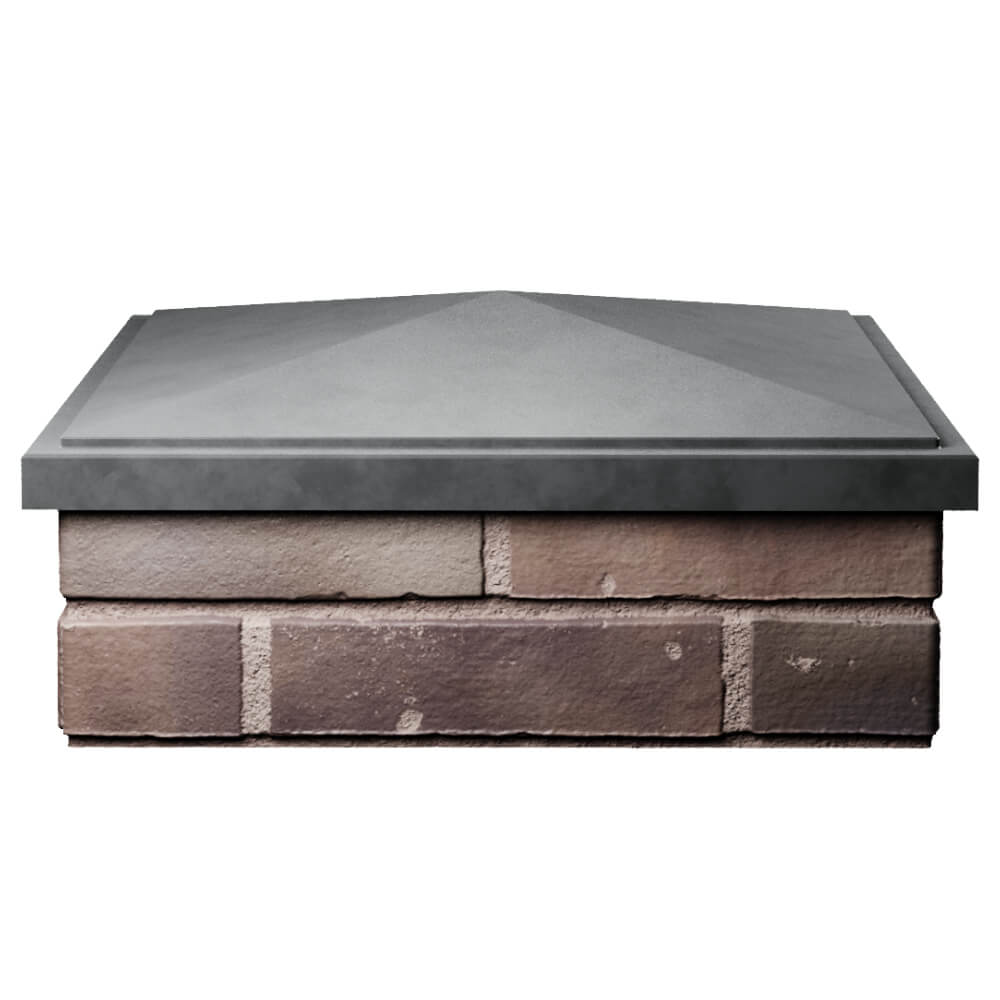 Колпак Zking БонаМоно Серый на столб 2х2 кирпича (515х515, 530х530мм) Астрахань фото