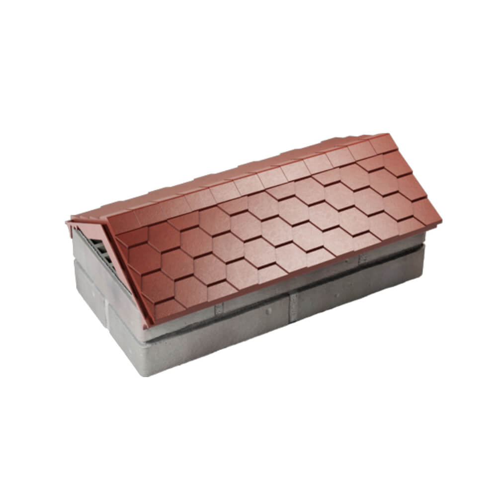 Парапет Zking Эверест Красный с посадкой на 1 кирпич (200/225/255мм) в Астрахани фото