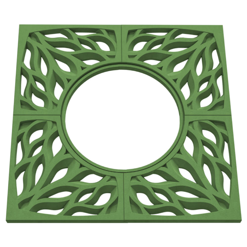 Приствольная решетка для дерева ZKING CRUST 1.2х1.2м Зеленая в Астрахани фото