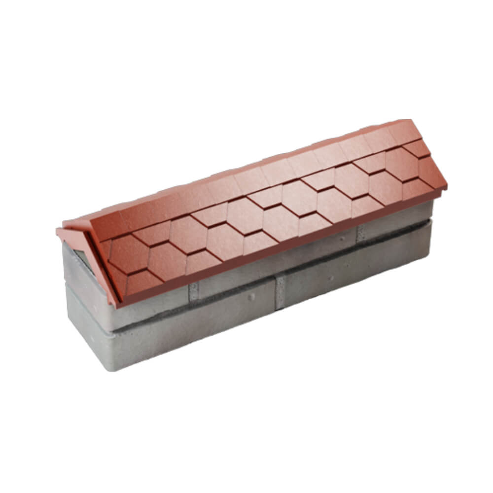 Парапет Zking Эверест Красный с посадкой на 0.5 кирпича (130мм) в Астрахани фото