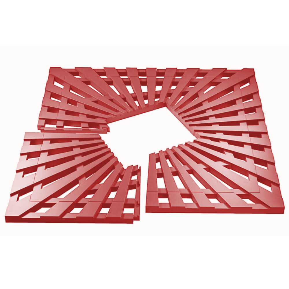 Приствольная решетка для дерева ZKING ATMOSPHERE 1.2х1.2м Красная в Астрахани фото