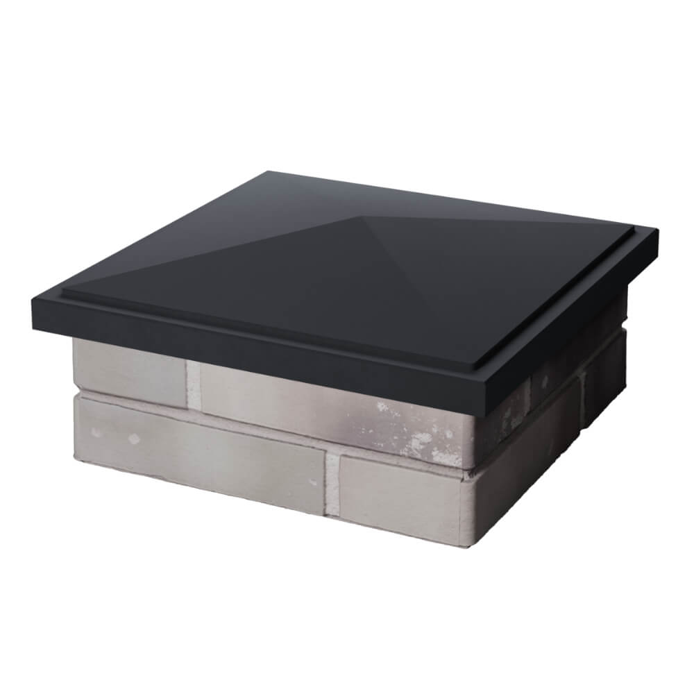 Колпак Zking БонаМоно Серый на столб 1.5х1.5 кирпича (385х385, 400х400мм) в Астрахани фото