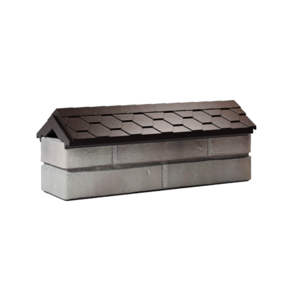 Парапет Zking Эверест Коричневый с посадкой на 0.5 кирпича (130мм) Астрахань фото