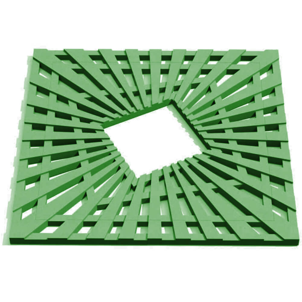 Приствольная решетка для дерева ZKING ATMOSPHERE 1.2х1.2м Зеленая Астрахань фото